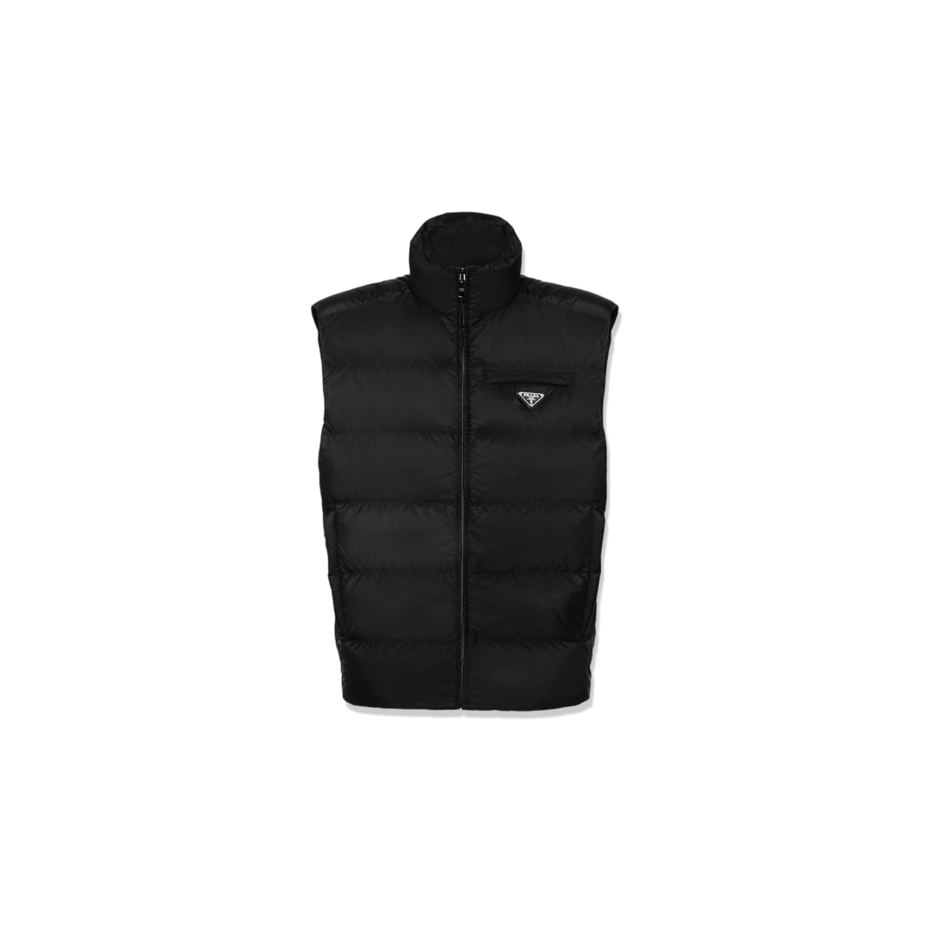 Pra*a quilted re-nylon vest sgb033